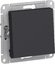 Фото Schneider Electric AtlasDesign ATN001061 Переключатель одноклавишный (10 А, под рамку, скрытая установка, карбон)