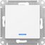 Фото Schneider Electric AtlasDesign ATN000163 Переключатель одноклавишный (10 А, под рамку, подсветка, скрытая установка, белый)