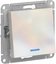 Фото Schneider Electric AtlasDesign ATN000463 Переключатель одноклавишный (10 А, под рамку, подсветка, скрытая установка, жемчуг)