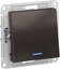 Фото Schneider Electric AtlasDesign ATN000663 Переключатель одноклавишный (10 А, под рамку, подсветка, скрытая установка, мокко)