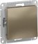 Фото Schneider Electric AtlasDesign ATN000571 Переключатель перекрестный одноклавишный (10 А, под рамку, скрытая установка, шампань)