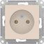 Фото Schneider Electric AtlasDesign ATN000241 Розетка без заземляющего контакта (16 А, под рамку, скрытая установка, бежевая)