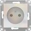 Фото Schneider Electric AtlasDesign ATN000441 Розетка без заземляющего контакта (16 А, под рамку, скрытая установка, жемчуг)