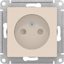 Фото Schneider Electric AtlasDesign ATN000249 Розетка без заземляющего контакта (16 А, под рамку, шторки, скрытая установка, бежевая)