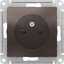 Фото Schneider Electric AtlasDesign ATN000649 Розетка без заземляющего контакта (16 А, под рамку, шторки, скрытая установка, мокко)