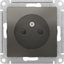 Фото Schneider Electric AtlasDesign ATN000949 Розетка без заземляющего контакта (16 А, под рамку, шторки, скрытая установка, сталь)