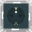 Фото Schneider Electric AtlasDesign ATN000845 Розетка с заземляющим контактом (16 А, под рамку, шторки, скрытая установка, изумруд)