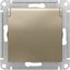 Фото Schneider Electric AtlasDesign ATN000546 Розетка с заземляющим контактом (16 А, под рамку, шторки, крышка, скрытая установка, шампань)