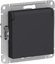 Фото Schneider Electric AtlasDesign ATN001046 Розетка с заземляющим контактом (16 А, под рамку, шторки, крышка, скрытая установка, карбон)