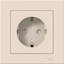 Фото Schneider Electric AtlasDesign ATN000244 Розетка с заземляющим контактом (16 А, в сборе, шторки, скрытая установка, бежевая)