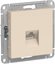 Фото Schneider Electric AtlasDesign ATN000283 Розетка компьютерная (RJ45, под рамку, скрытая установка, бежевая)