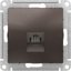 Фото Schneider Electric AtlasDesign ATN000683 Розетка компьютерная (RJ45, под рамку, скрытая установка, мокко)