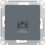 Фото Schneider Electric AtlasDesign ATN000783 Розетка компьютерная (RJ45, под рамку, скрытая установка, грифель)