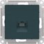 Фото Schneider Electric AtlasDesign ATN000883 Розетка компьютерная (RJ45, под рамку, скрытая установка, изумруд)