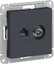 Фото Schneider Electric AtlasDesign ATN000789 Розетка комбинированная (RJ45+TV, под рамку, скрытая установка, грифель)