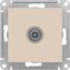 Фото Schneider Electric AtlasDesign ATN000291 Розетка телевизионная оконечная (TV, под рамку, скрытая установка, бежевая)