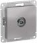 Фото Schneider Electric AtlasDesign ATN000391 Розетка телевизионная оконечная (TV, под рамку, скрытая установка, алюминий)