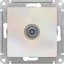 Фото Schneider Electric AtlasDesign ATN000491 Розетка телевизионная оконечная (TV, под рамку, скрытая установка, жемчуг)