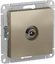 Фото Schneider Electric AtlasDesign ATN000591 Розетка телевизионная оконечная (TV, под рамку, скрытая установка, шампань)