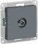 Фото Schneider Electric AtlasDesign ATN000791 Розетка телевизионная оконечная (TV, под рамку, скрытая установка, грифель)