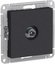 Фото Schneider Electric AtlasDesign ATN001091 Розетка телевизионная оконечная (TV, под рамку, скрытая установка, карбон)