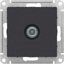 Фото Schneider Electric AtlasDesign ATN001091 Розетка телевизионная оконечная (TV, под рамку, скрытая установка, карбон)
