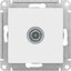 Фото Schneider Electric AtlasDesign ATN000192 Розетка телевизионная проходная (TV, под рамку, скрытая установка, белая)