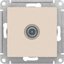 Фото Schneider Electric AtlasDesign ATN000292 Розетка телевизионная проходная (TV, под рамку, скрытая установка, бежевая)