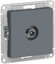 Фото Schneider Electric AtlasDesign ATN000792 Розетка телевизионная проходная (TV, под рамку, скрытая установка, грифель)