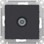 Фото Schneider Electric AtlasDesign ATN001092 Розетка телевизионная проходная (TV, под рамку, скрытая установка, карбон)