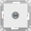 Фото Schneider Electric AtlasDesign ATN000193 Розетка телевизионная (TV, "звезда", под рамку, скрытая установка, белая)