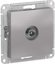 Фото Schneider Electric AtlasDesign ATN000393 Розетка телевизионная (TV, "звезда", под рамку, скрытая установка, алюминий)
