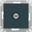 Фото Schneider Electric AtlasDesign ATN000893 Розетка телевизионная (TV, "звезда", под рамку, скрытая установка, изумруд)