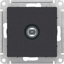 Фото Schneider Electric AtlasDesign ATN001093 Розетка телевизионная (TV, "звезда", под рамку, скрытая установка, карбон)