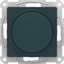 Фото Schneider Electric AtlasDesign ATN000834 Светорегулятор поворотно-нажимной (315 Вт, R+C, под рамку, скрытая установка, изумруд)