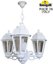 Фото Fumagalli Sichem/Saba 3L K22.120.S30.WXF1R Люстра уличная с 3 фонарями 690 мм (корпус белый, плафон прозрачный)