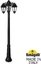 Фото Fumagalli Ricu Bisso/Saba 3L K22.157.S30.AXF1RDN Светильник садовый с 3 фонарями 2300 мм (корпус черный, плафон прозрачный)