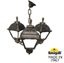 Фото Fumagalli Sichem/Cefa 3L U23.120.S30.BYF1R Люстра уличная с 3 фонарями 690 мм (корпус античная бронза, плафон опал)