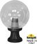 Фото Fumagalli Microlot/G250 G25.110.000.AXE27 Светильник наземный на низкой ножке 350 мм (корпус черный, плафон прозрачный)