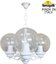 Фото Fumagalli Sichem/G250 3L G25.120.S30.WXE27 Люстра уличная с 3 фонарями 690 мм (корпус белый, плафон прозрачный)