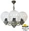 Фото Fumagalli Sichem/G250 3L G25.120.S30.BXE27 Люстра уличная с 3 фонарями 690 мм (корпус античная бронза, плафон прозрачный)