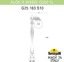 Фото Fumagalli Aloe.R/G250 1L G25.163.S10.AXE27 Столбик освещения садовый 1200 мм (корпус черный, плафон прозрачный)
