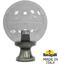 Фото Fumagalli Mikrolot/G300 G30.110.000.BZE27 Светильник наземный на низкой ножке 405 мм (корпус античная бронза, плафон дымчатый)