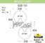 Фото Fumagalli Bisso/G300 G30.131.000.AXE27DN Светильник консольный уличный на стену с 1 фонарем 430 мм (корпус черный, плафон прозрачный)