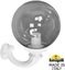 Фото Fumagalli Ofir/G300 G30.132.000.WZE27 Светильник консольный уличный на стену с 1 фонарем 400 мм (корпус белый, плафон дымчатый)