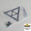 Фото Fumagalli Nebo Ofir/G300 2L G30.202.R20.AXE27 Фонарь парковый с 2 светильниками 2900 мм (корпус черный, плафон прозрачный)