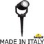 Фото Fumagalli Minitommy Spike 1M1.001.000.AXU1L Прожектор ландшафтный с 1 фонарем 310 мм (корпус черный, плафон матовый)