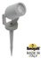 Фото Fumagalli Minitommy Spike 1M1.001.000.LXU1L Прожектор ландшафтный с 1 фонарем 310 мм (корпус серый, плафон матовый)