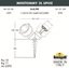 Фото Fumagalli Minitommy 2L 3M1.001.000.WXU2L Прожектор ландшафтный с 2 фонарями 316 мм (корпус белый, плафон матовый)