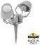 Фото Fumagalli Minitommy 2L 3M1.001.000.LXU2L Прожектор ландшафтный с 2 фонарями 316 мм (корпус серый, плафон матовый)
